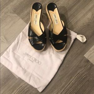 Jimmy Choo espadrille wedges